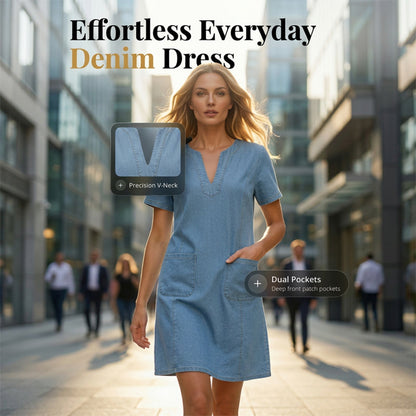 Elena Denim Dress