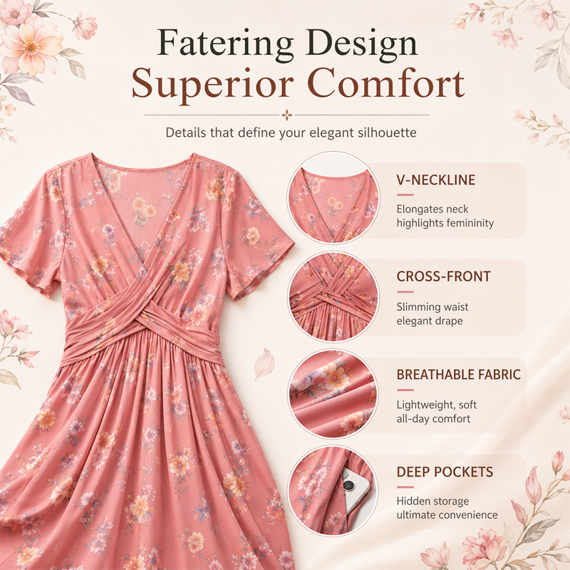 JUNE | FLORAL TWIST DRESS