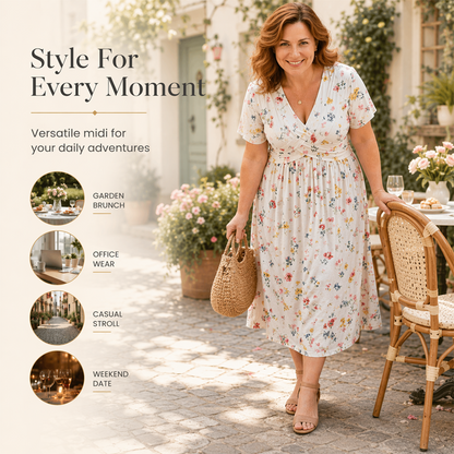 JUNE | FLORAL TWIST DRESS