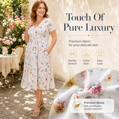 JUNE | FLORAL TWIST DRESS