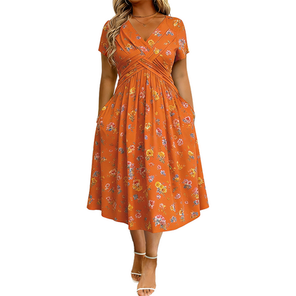 JUNE | FLORAL TWIST DRESS