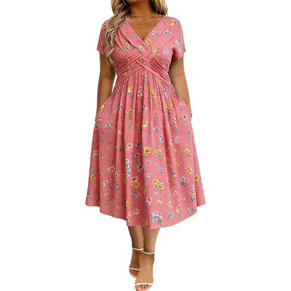 JUNE | FLORAL TWIST DRESS