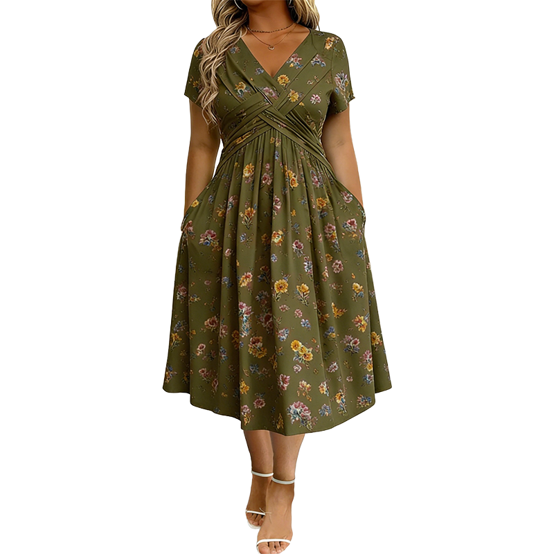 JUNE | FLORAL TWIST DRESS
