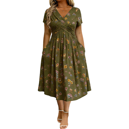 JUNE | FLORAL TWIST DRESS