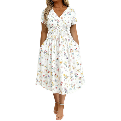 JUNE | FLORAL TWIST DRESS