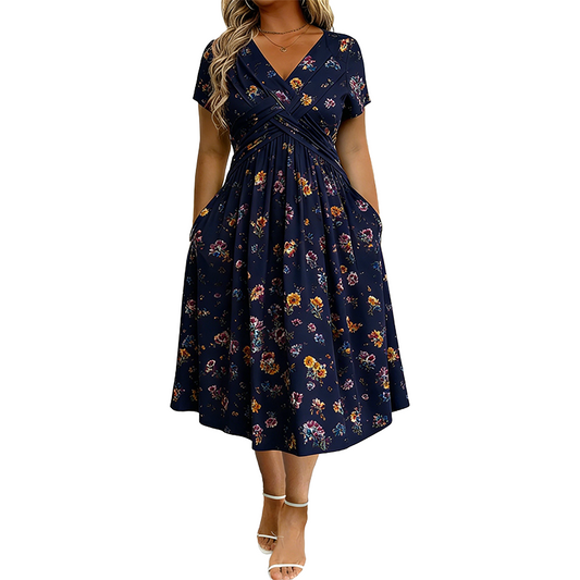 JUNE | FLORAL TWIST DRESS
