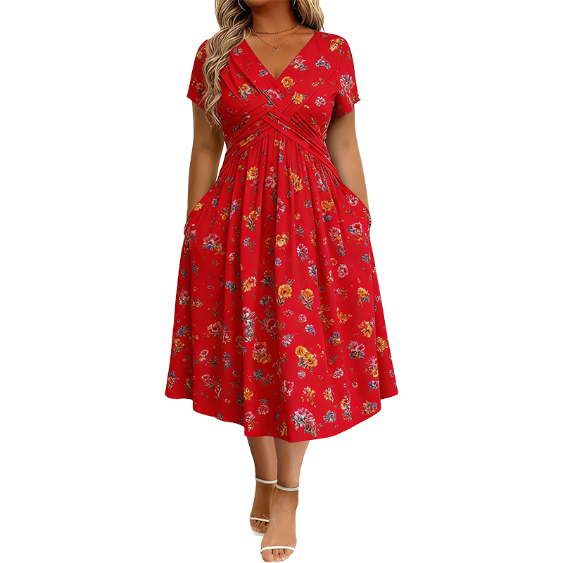 JUNE | FLORAL TWIST DRESS